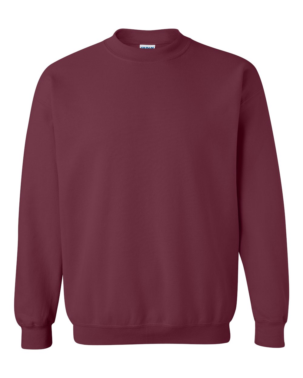 Gildan Crewneck Sweatshirt (18000) in Maroon