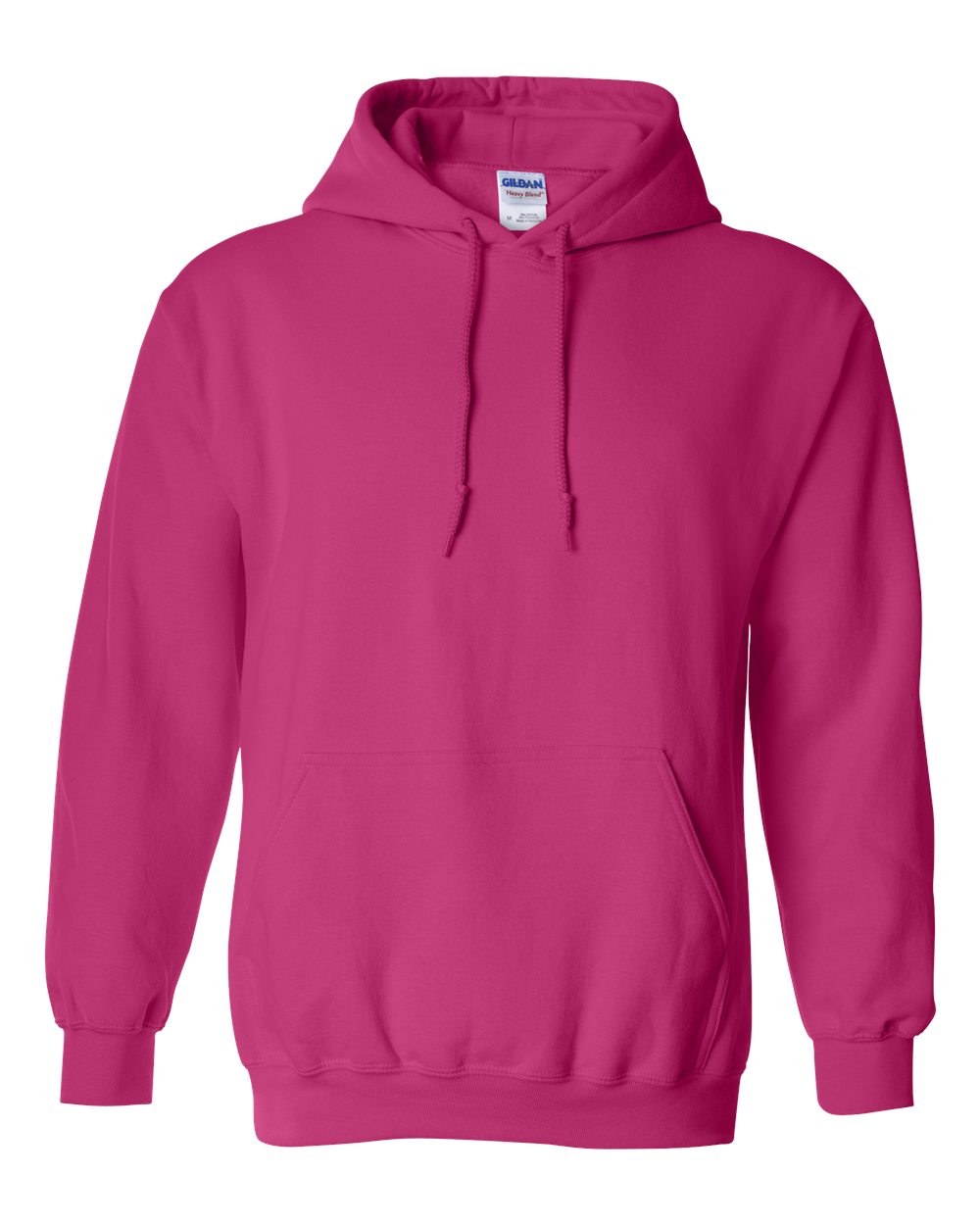 Gildan Hoodie (18500) in Heliconia