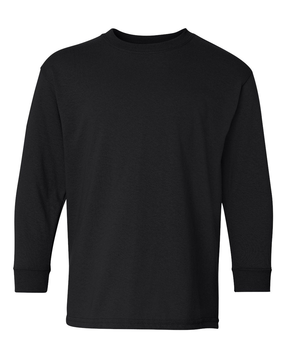 Gildan Youth Long Sleeve (5400b) in Black