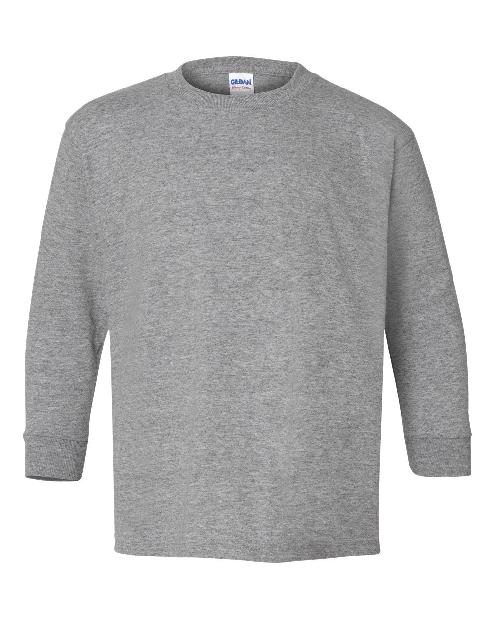 Gildan Youth Long Sleeve (5400b) in Sport Grey