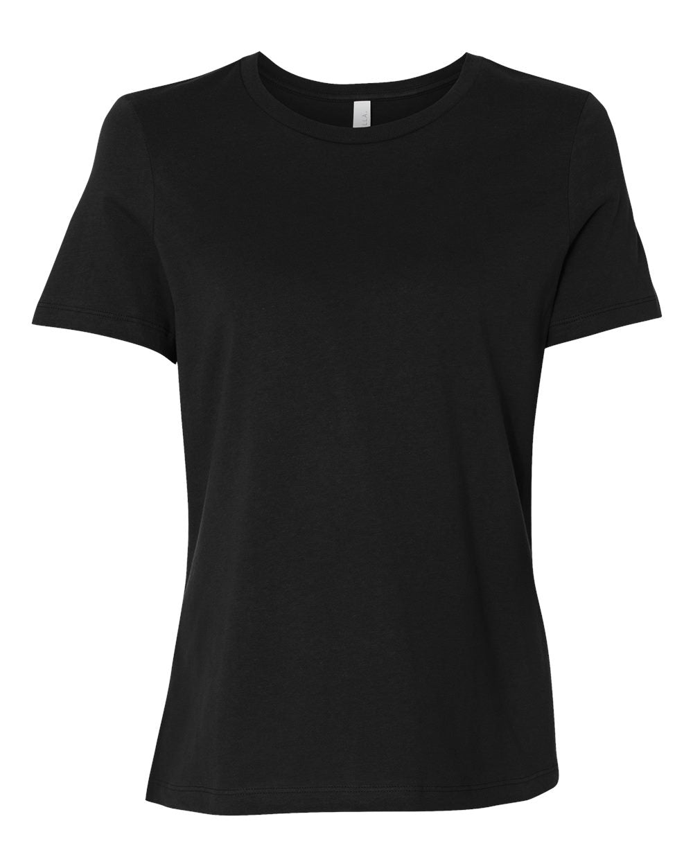 Bella + Canvas Women's Relaxed Tee (6400) in Black