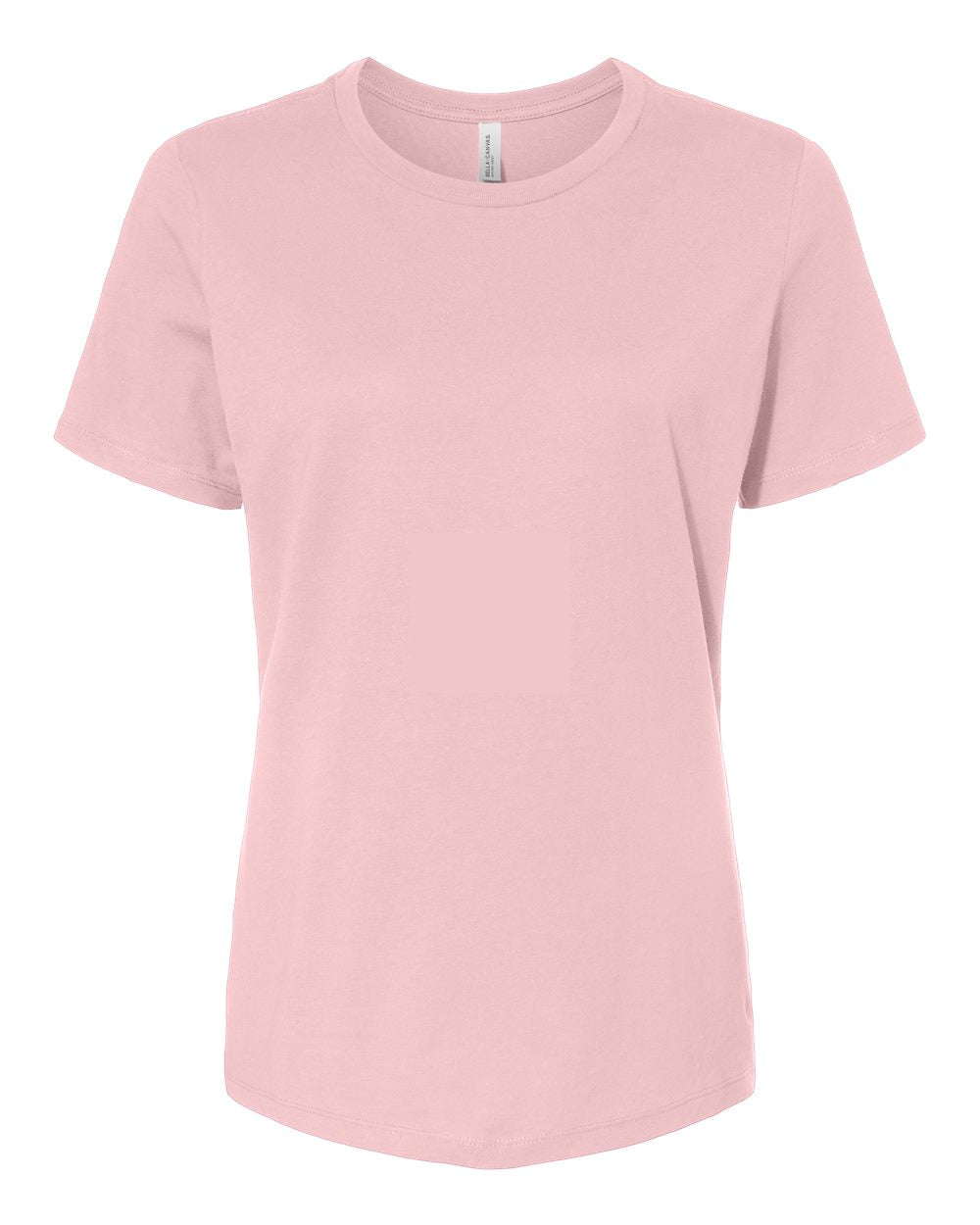 Bella + Canvas Women's Relaxed Tee (6400) in Pink