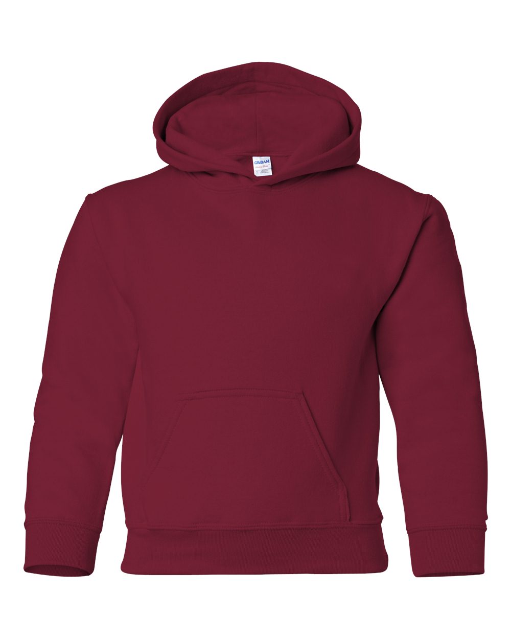 Gildan Youth Hoodie (18500b) in Cardinal Red