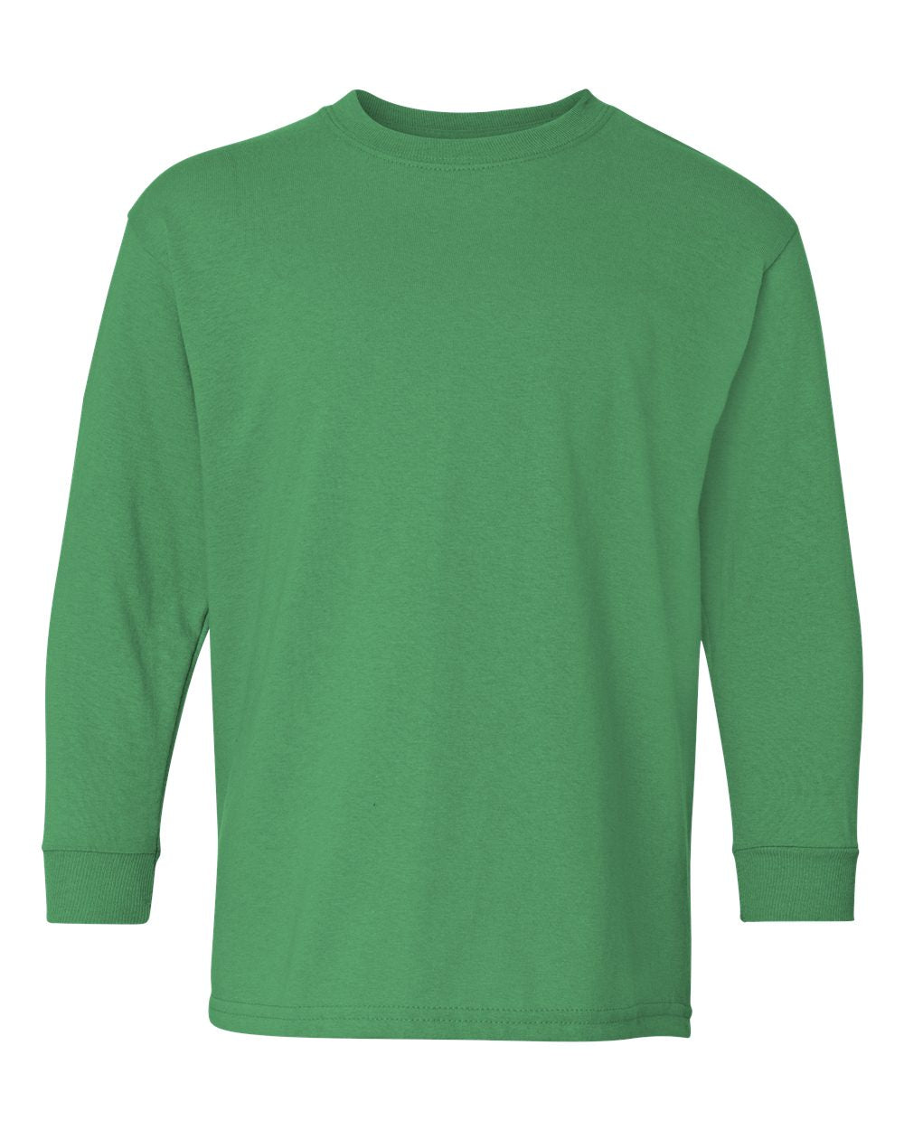 Gildan Youth Long Sleeve (5400b) in Irish Green