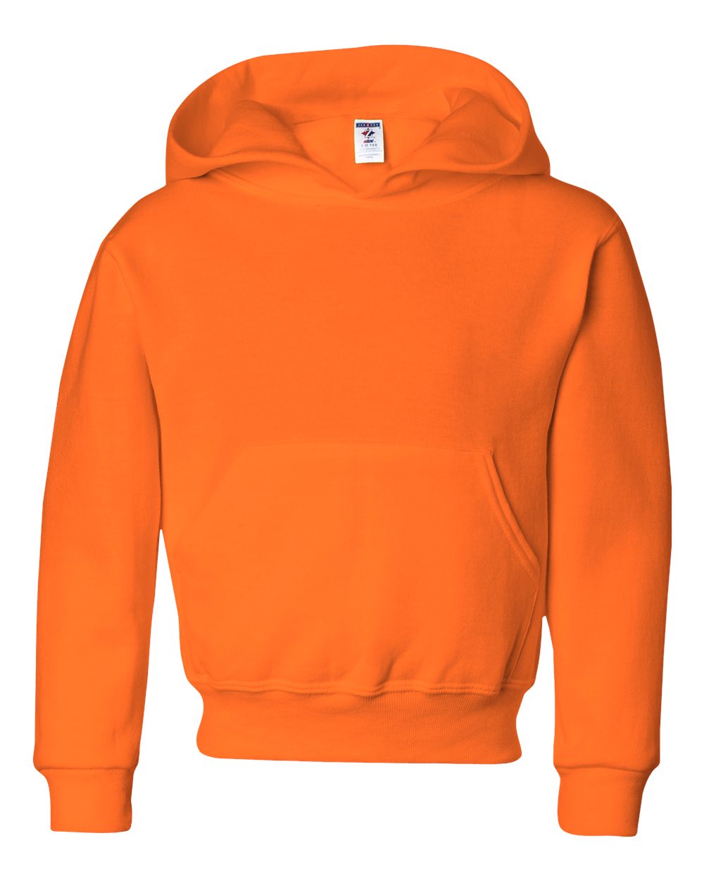 Jerzees Youth Hoodie (996YR) in Safety Orange