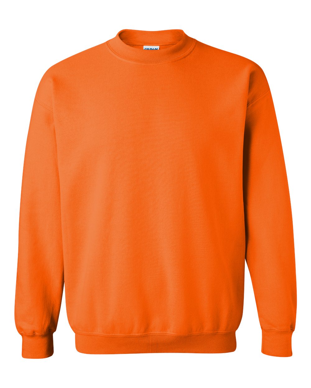 Gildan Crewneck Sweatshirt (18000) in Safety Orange