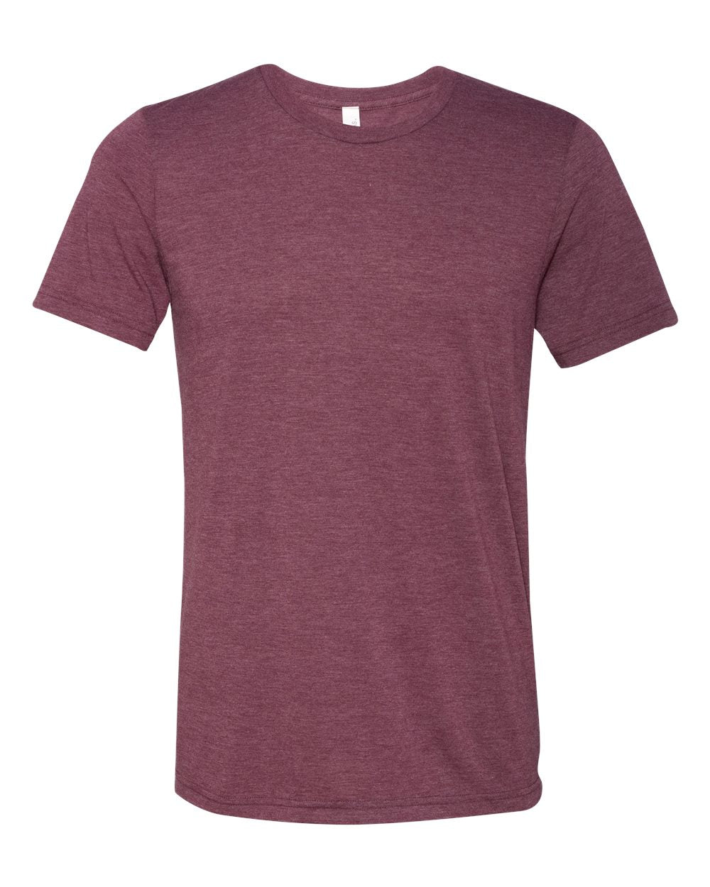 Bella + Canvas Triblend Tee (3413) in Maroon Triblend