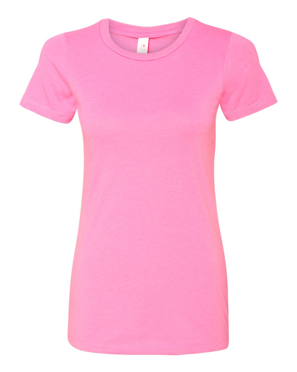 Next Level Women’s CVC Tee (6610) in Hot Pink