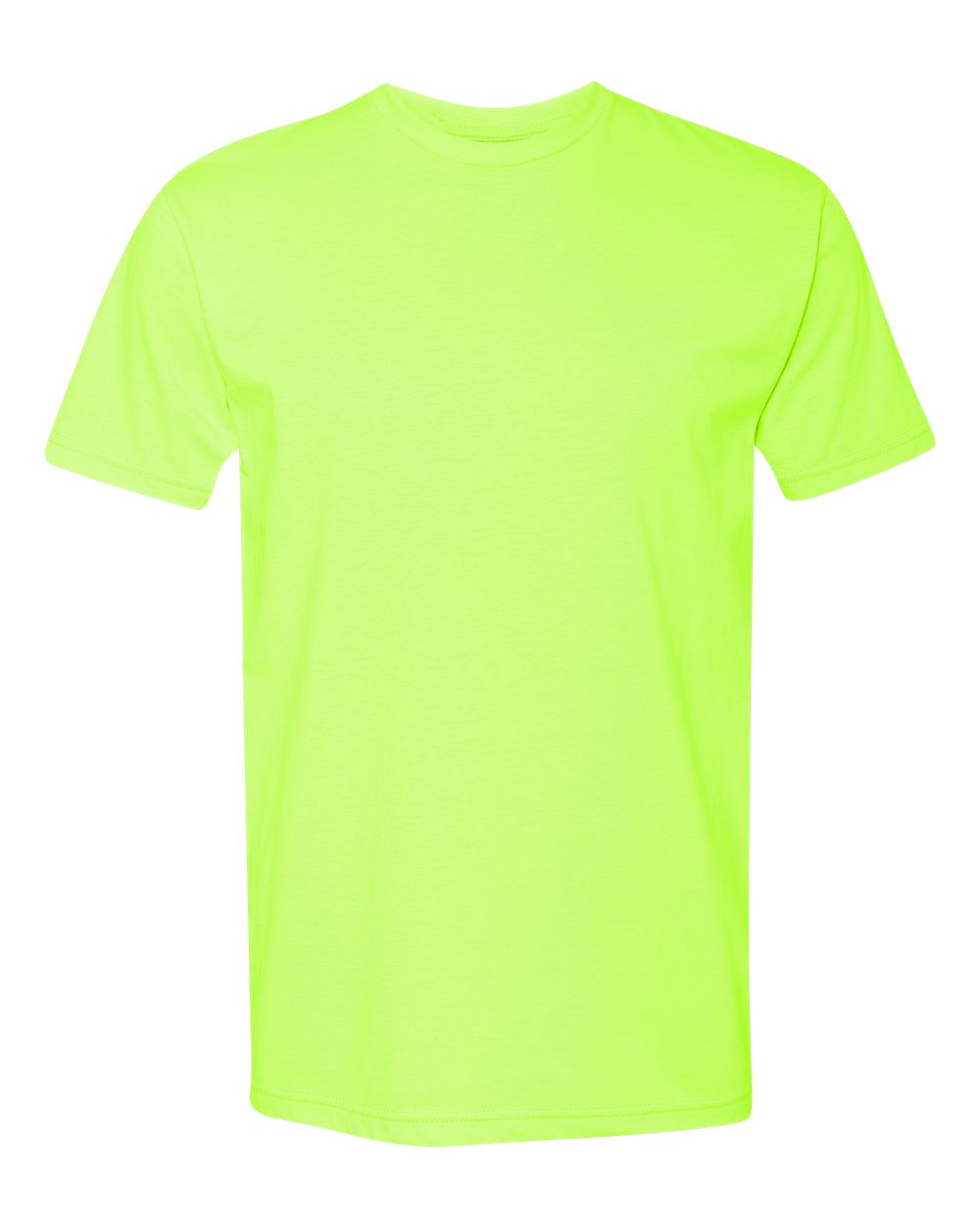 Next Level CVC Tee (6210) in Neon Yellow