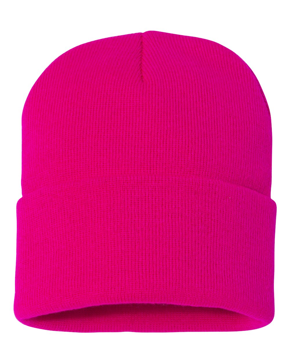 Sportsman Cuffed Beanie (SP12) in Neon Fuchsia