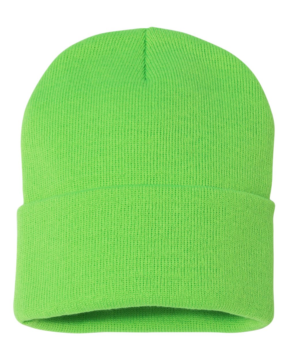 Sportsman Cuffed Beanie (SP12) in Neon Green