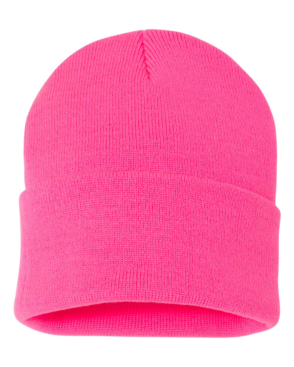 Sportsman Cuffed Beanie (SP12) in Neon Pink