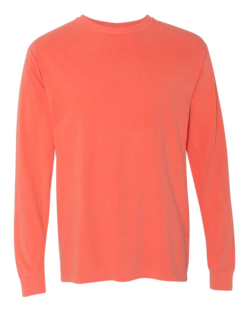 Comfort Colors Long Sleeve (6014) in Bright Salmon