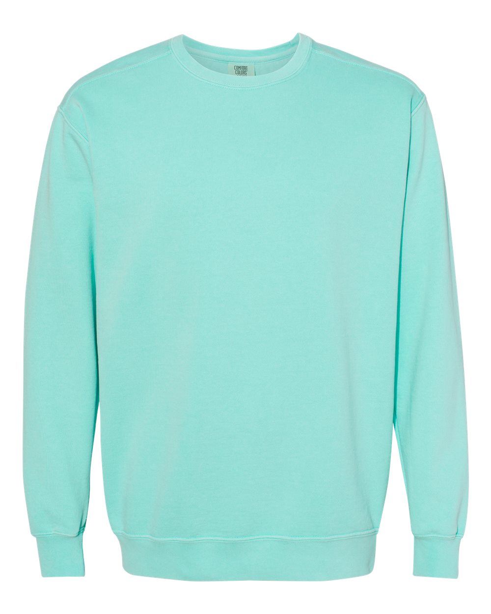 Comfort Colors Garment-Dyed Crewneck Sweatshirt (1566) in Chalky Mint