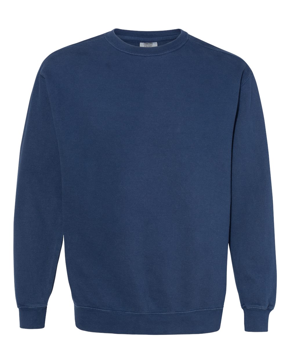Comfort Colors Garment-Dyed Crewneck Sweatshirt (1566) in True Navy