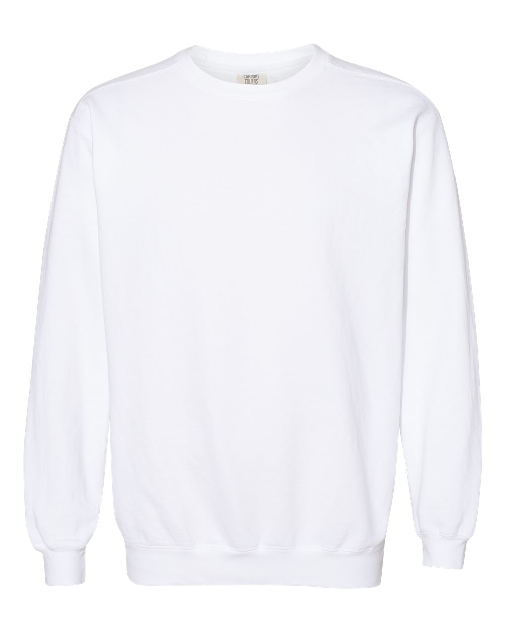 Comfort Colors Garment-Dyed Crewneck Sweatshirt (1566) in White