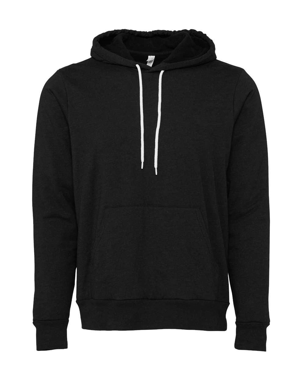 Bella + Canvas Hoodie (3719) in Black Heather