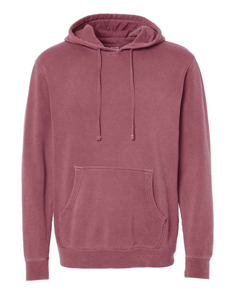 Independent Pigment-Dyed Hoodie (PRM4500) in Pigment Maroon