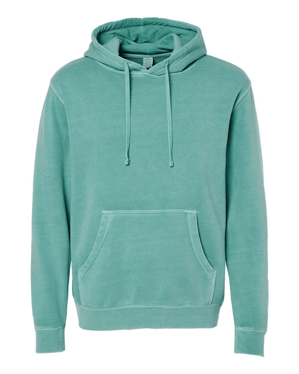 Independent Pigment-Dyed Hoodie (PRM4500) in Pigment Mint