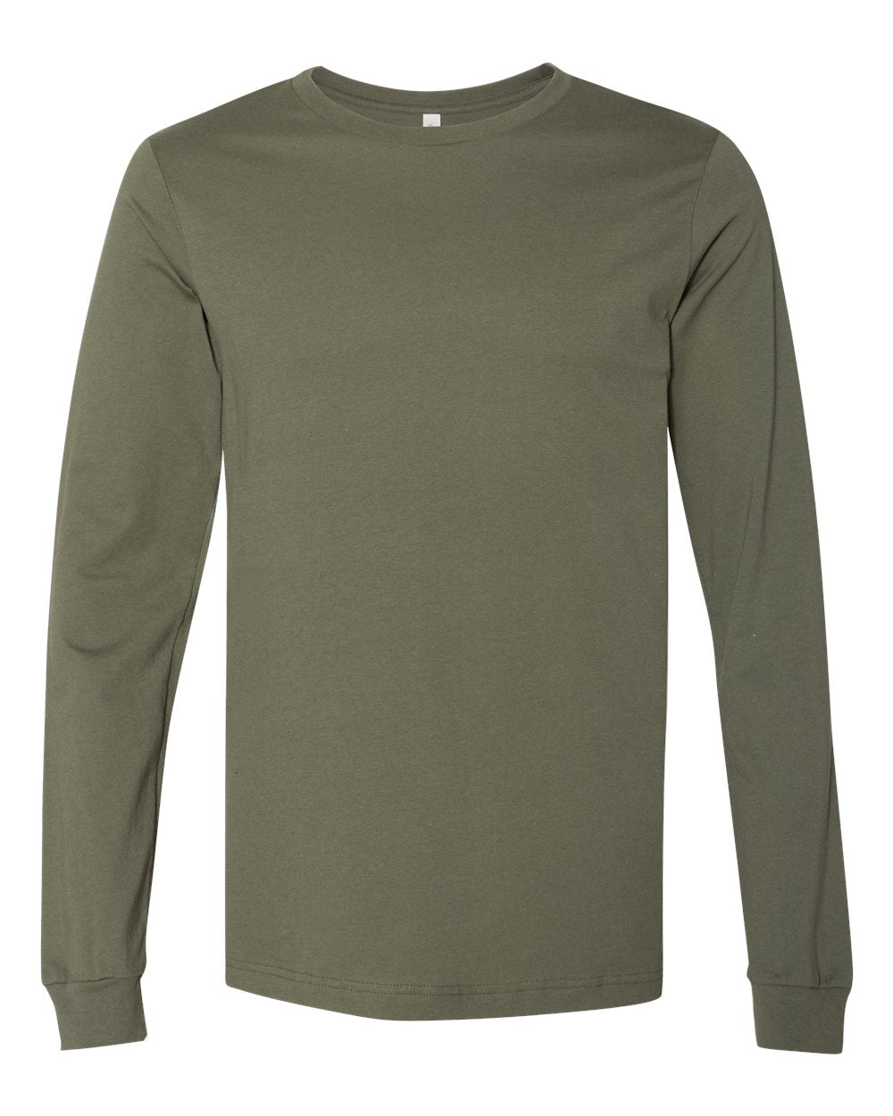 Bella + Canvas Long Sleeve (3501) in Military Green
