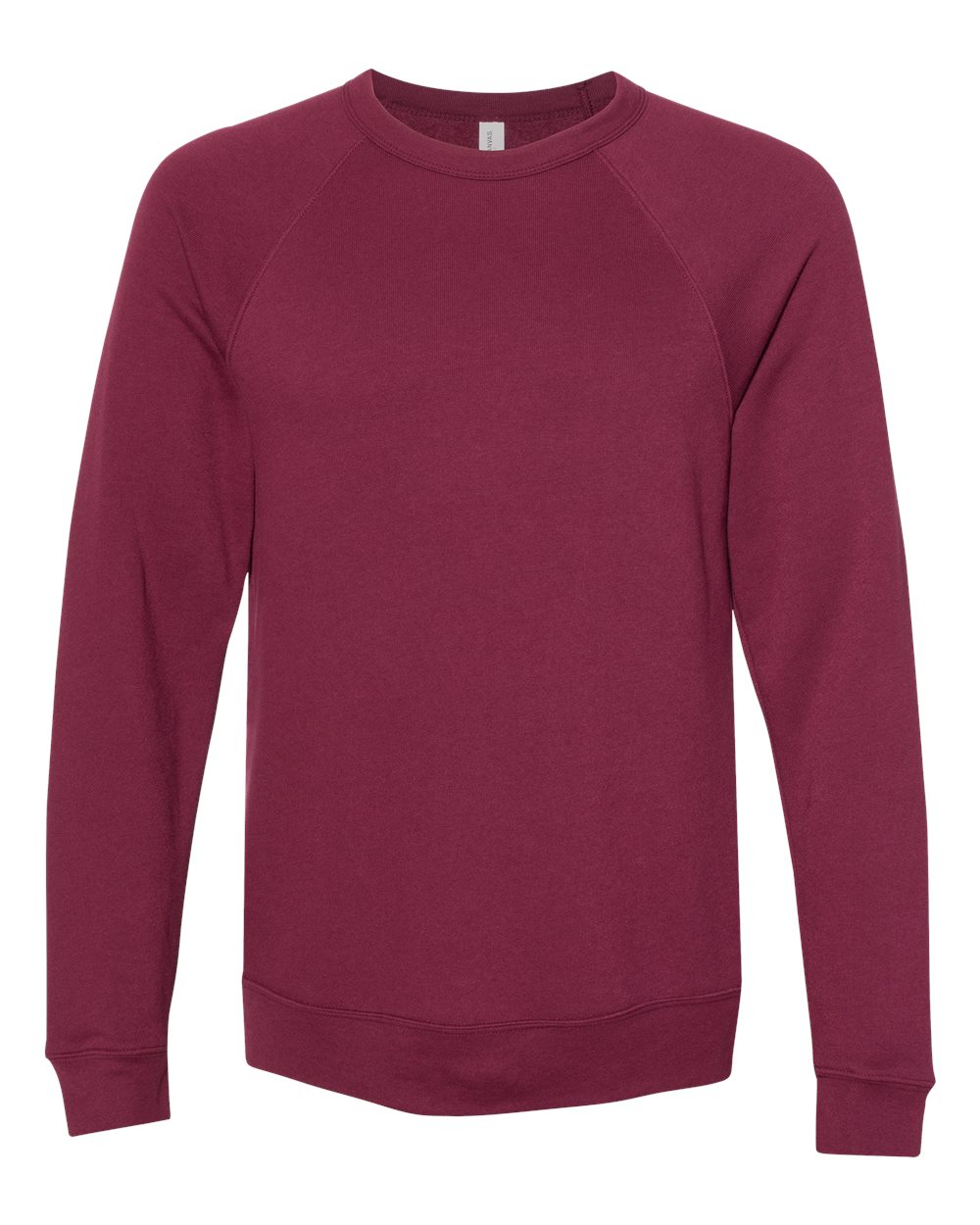 Bella + Canvas Crewneck Sweatshirt (3901) in Maroon
