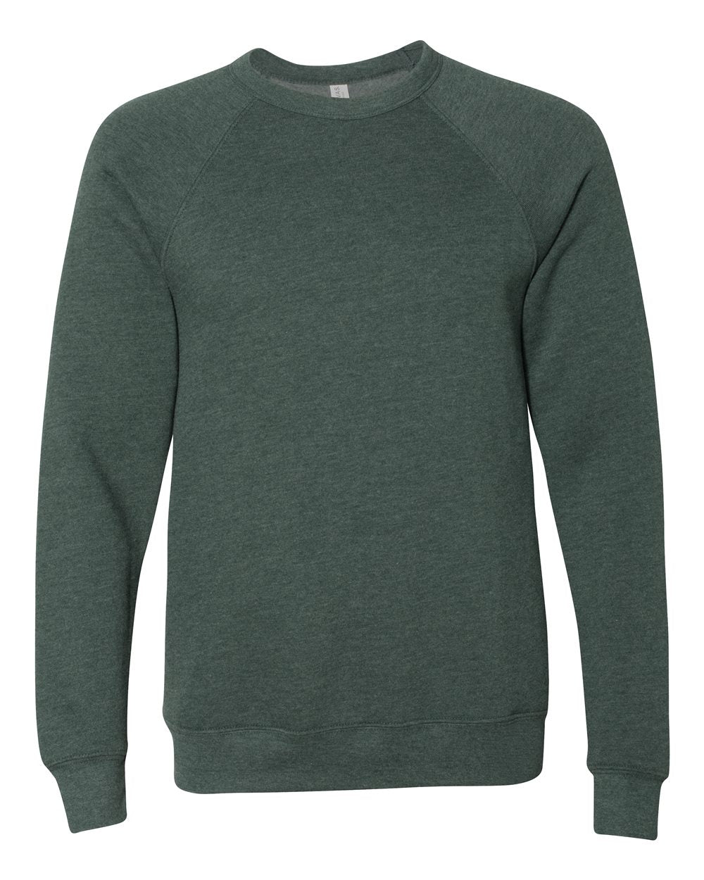 Bella + Canvas Crewneck Sweatshirt (3901) in Heather Forest