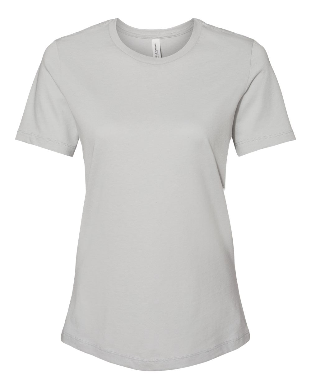 Bella + Canvas Women's Relaxed Tee (6400) in Solid Athletic Grey
