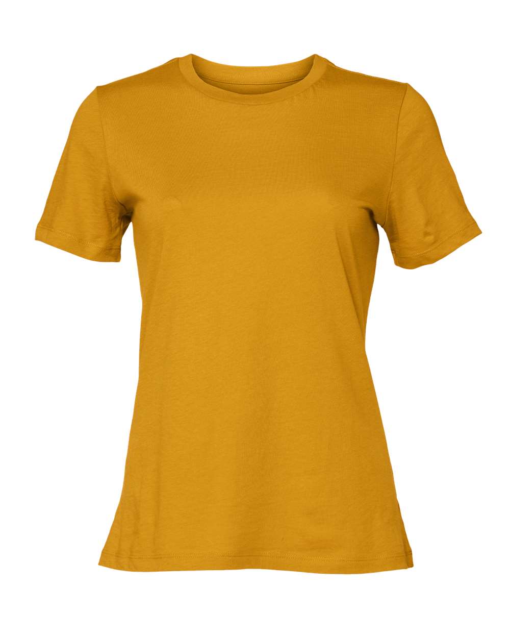 Bella + Canvas Women's Relaxed Tee (6400) in Mustard