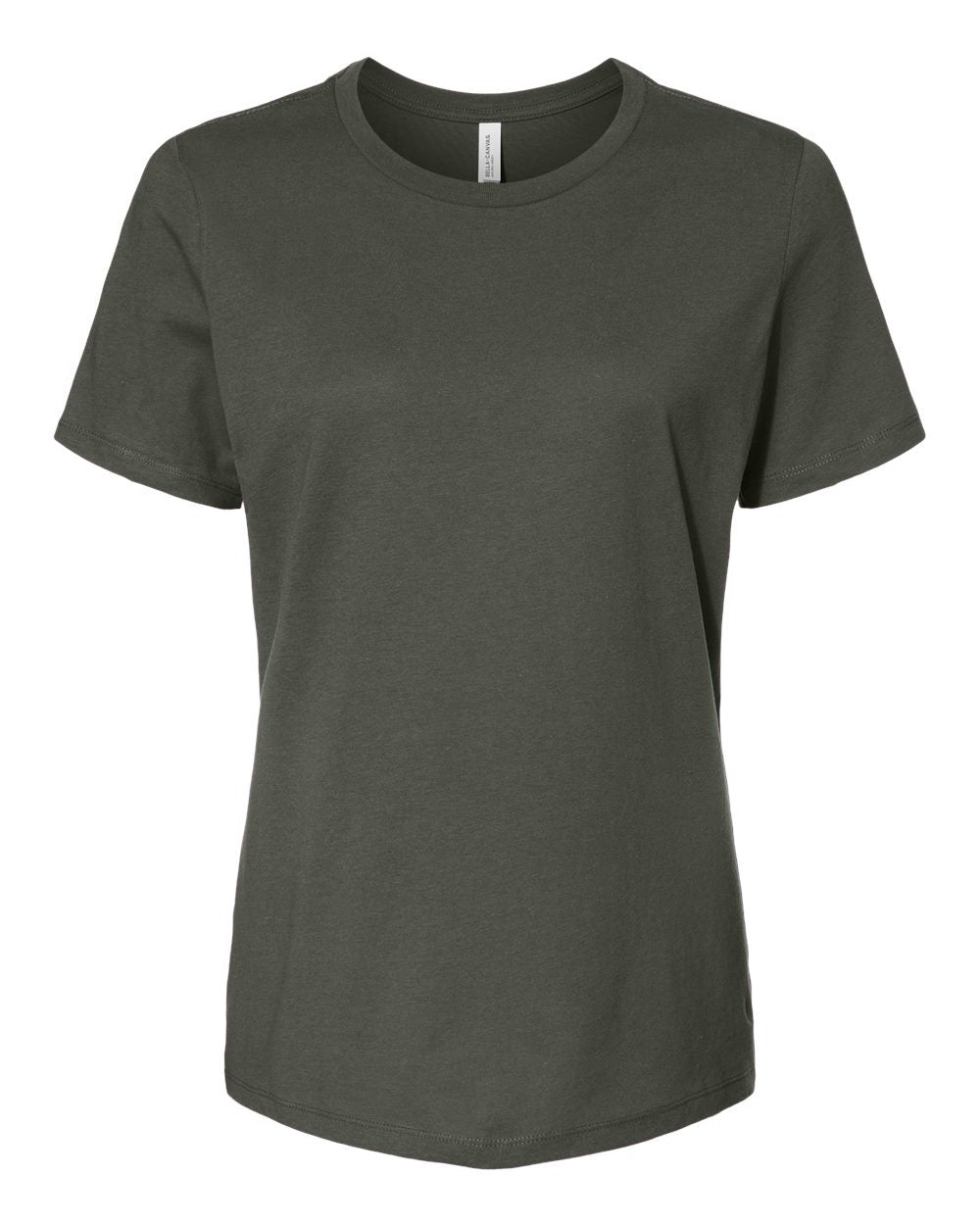 Bella + Canvas Women's Relaxed Tee (6400) in Military Green
