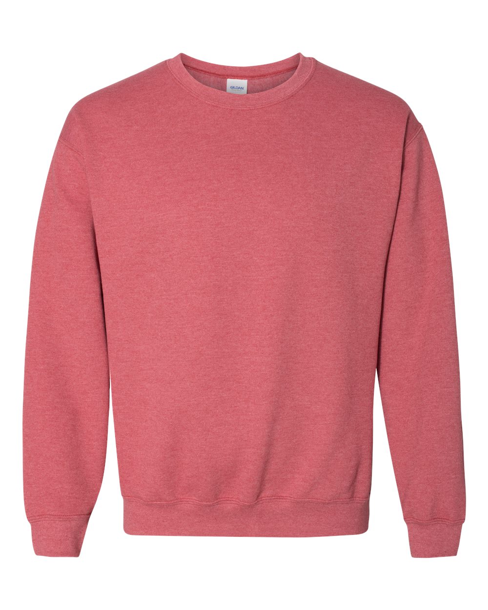 Gildan Crewneck Sweatshirt (18000) in Heather Sport Scarlet Red
