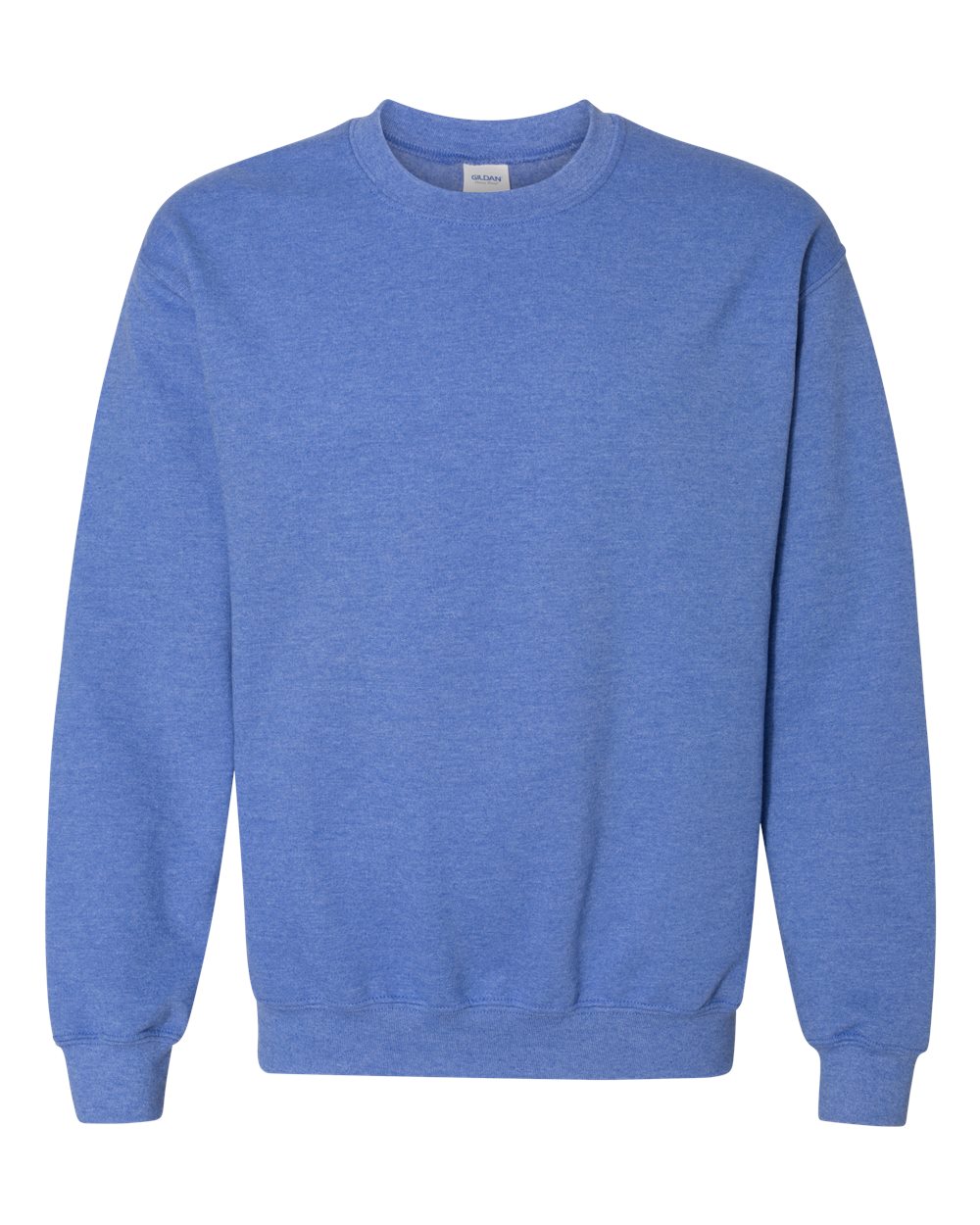 Gildan Crewneck Sweatshirt (18000) in Heather Sport Royal