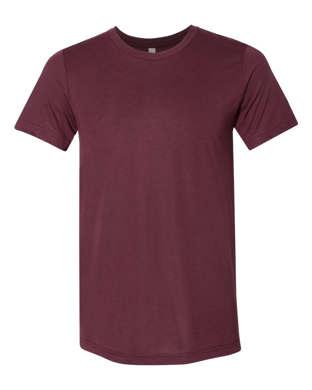 Bella + Canvas Triblend Tee (3413) in Solid Maroon Triblend
