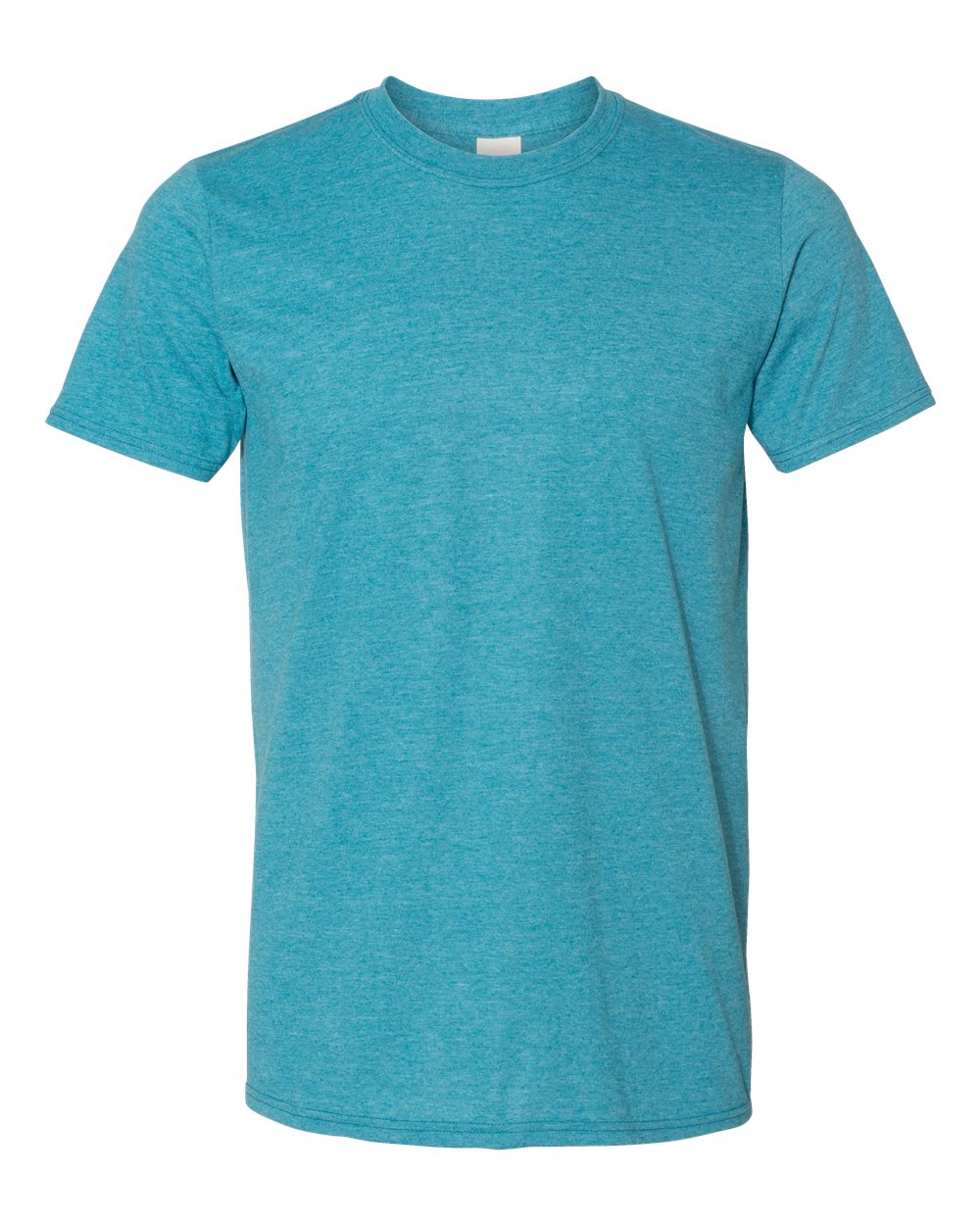 Gildan Softstyle Tee (64000) in Heather Galapagos Blue