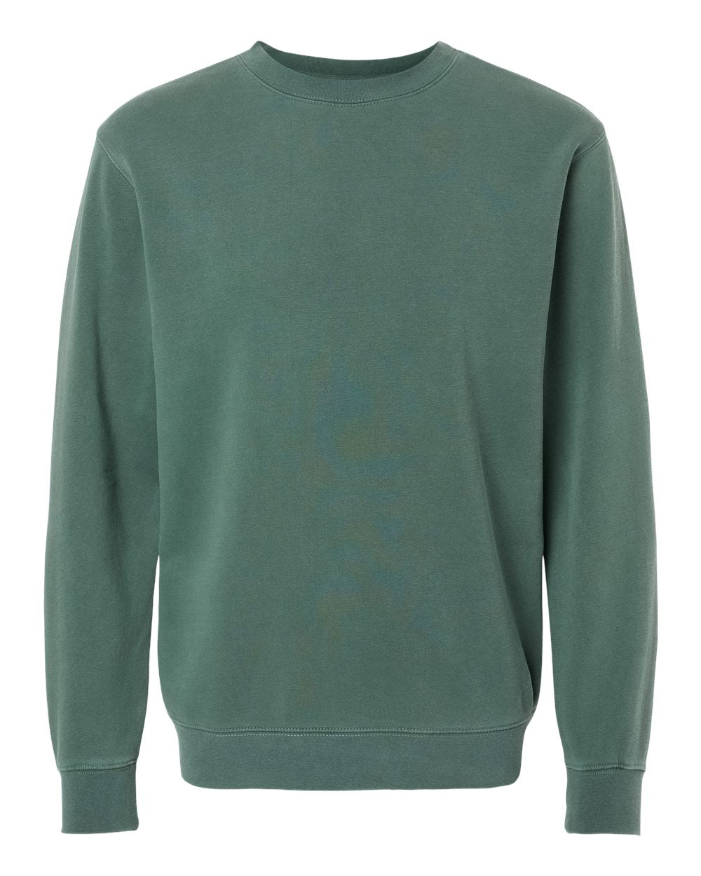 Independent Pigment-Dyed Crewneck Sweatshirt (PRM3500) in Pigment Alpine Green
