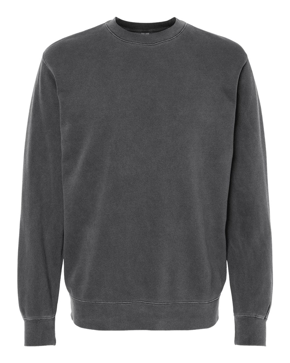 Independent Pigment-Dyed Crewneck Sweatshirt (PRM3500) in Pigment Black