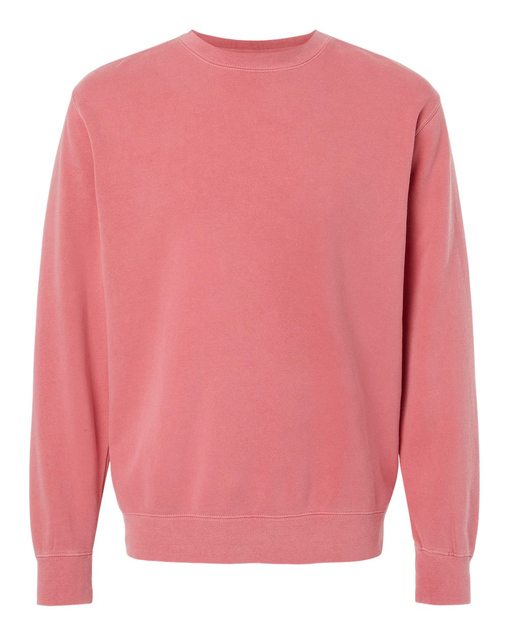 Independent Pigment-Dyed Crewneck Sweatshirt (PRM3500) in Pigment Pink