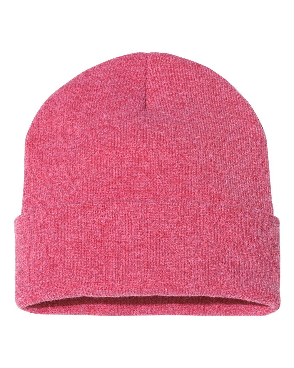 Sportsman Cuffed Beanie (SP12) in Heather Red