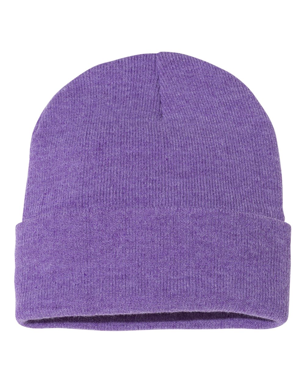 Sportsman Cuffed Beanie (SP12) in Heather Purple