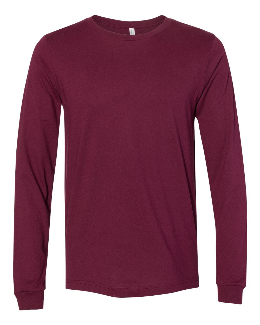 Bella + Canvas Long Sleeve (3501) in Maroon