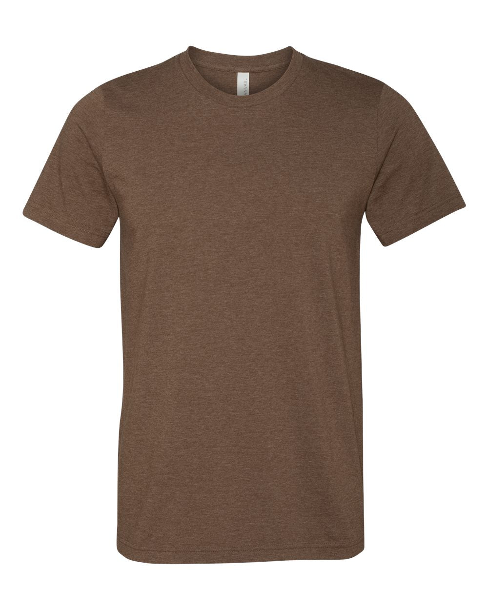 Bella + Canvas CVC Tee (3001cvc) in Heather Brown