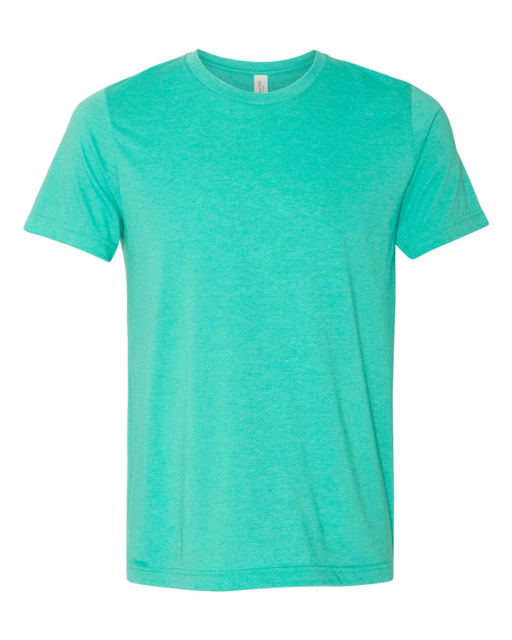 Bella + Canvas CVC Tee (3001cvc) in Heather Sea Green