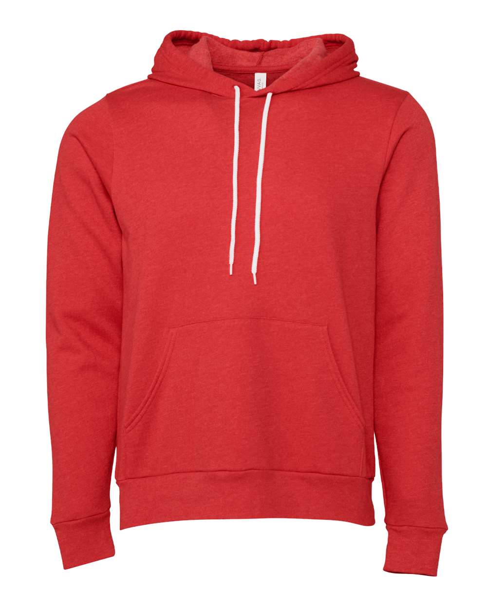 Bella + Canvas Hoodie (3719) in Heather Red