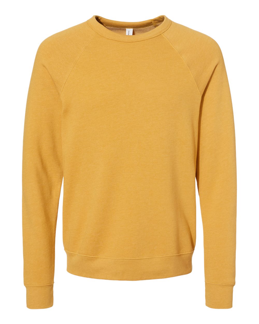 Bella + Canvas Crewneck Sweatshirt (3901) in Heather Mustard