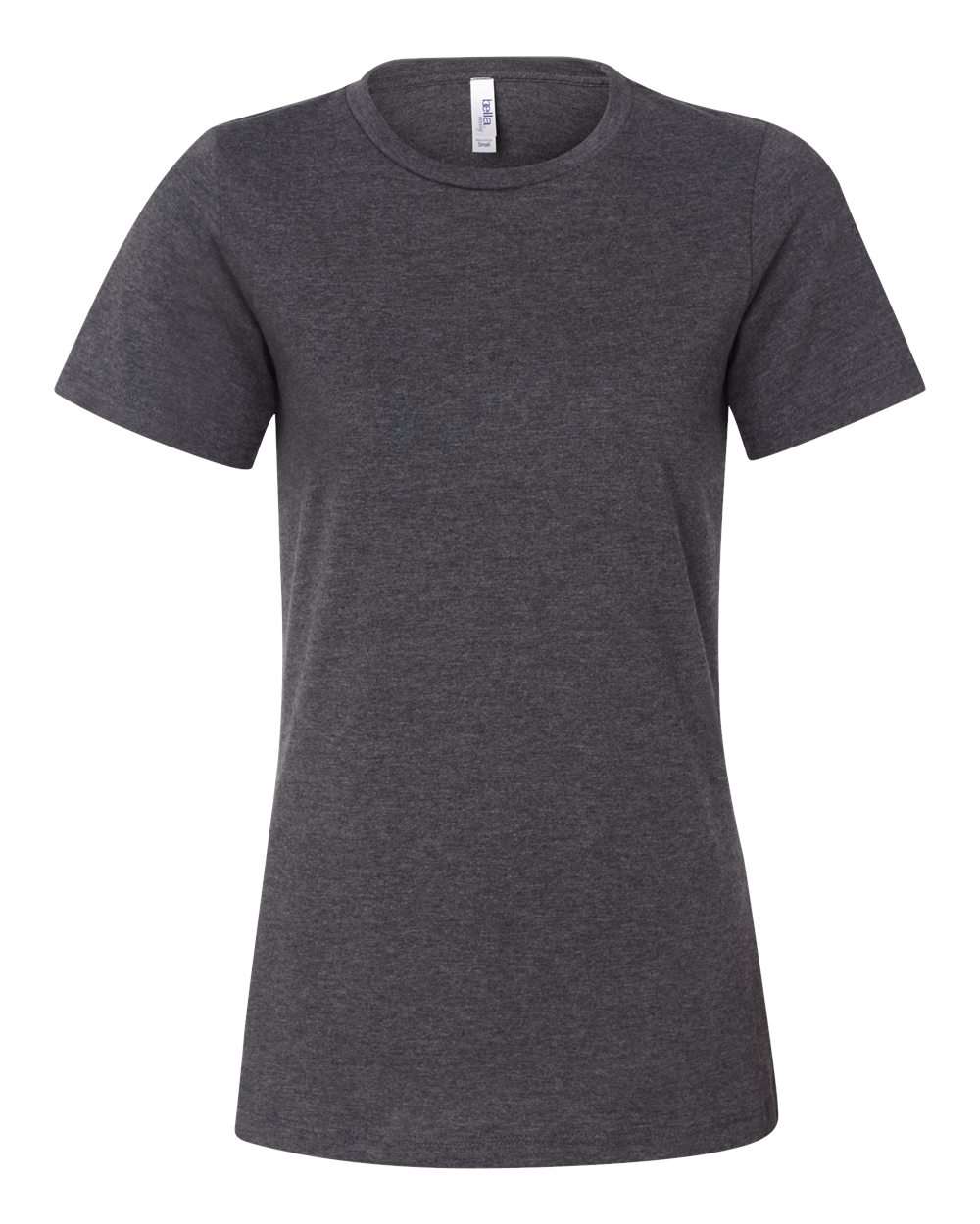 Bella + Canvas Women's Relaxed CVC Tee (6400cvc) in Dark Grey Heather