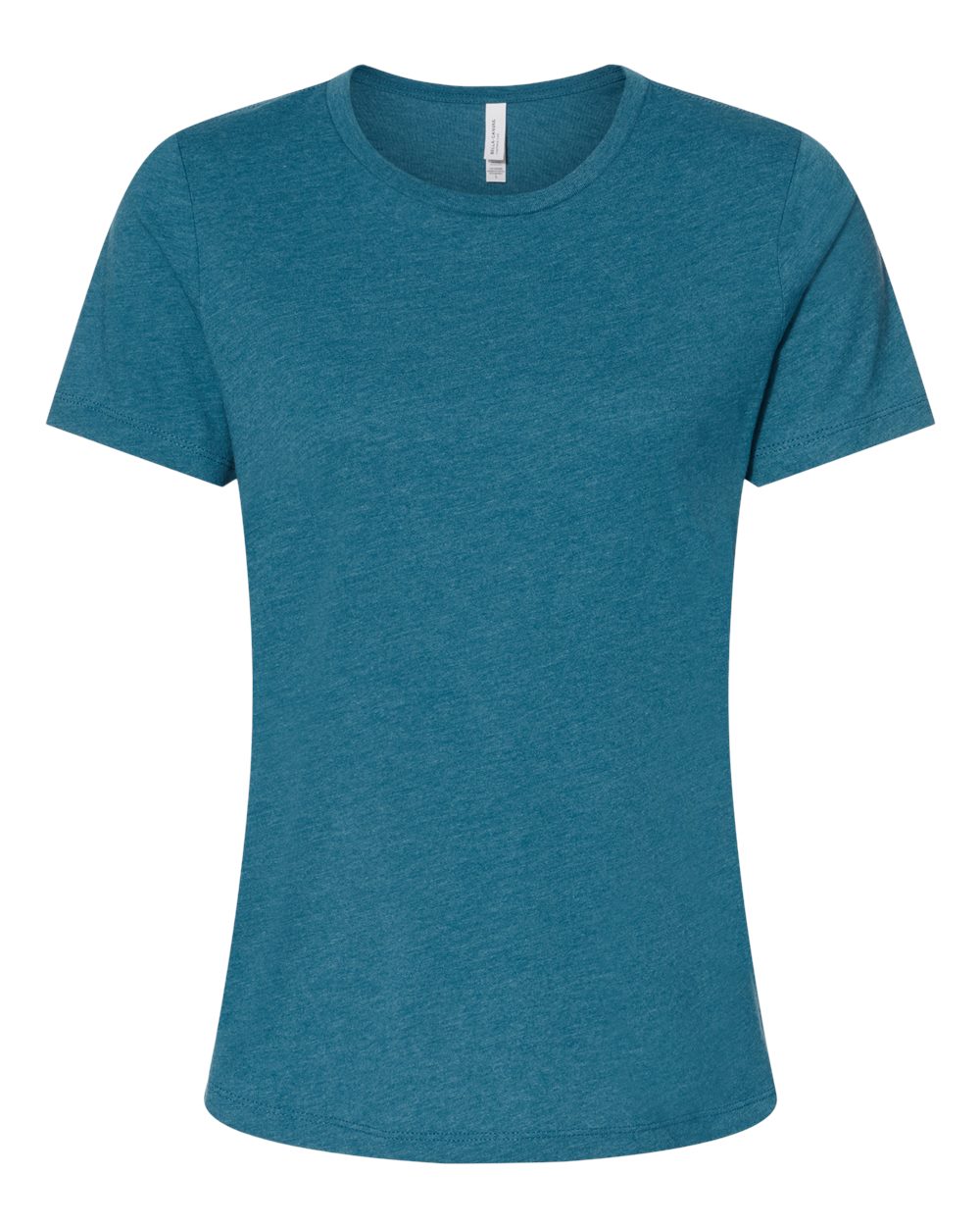 Bella + Canvas Women's Relaxed CVC Tee (6400cvc) in Heather French Vanilla