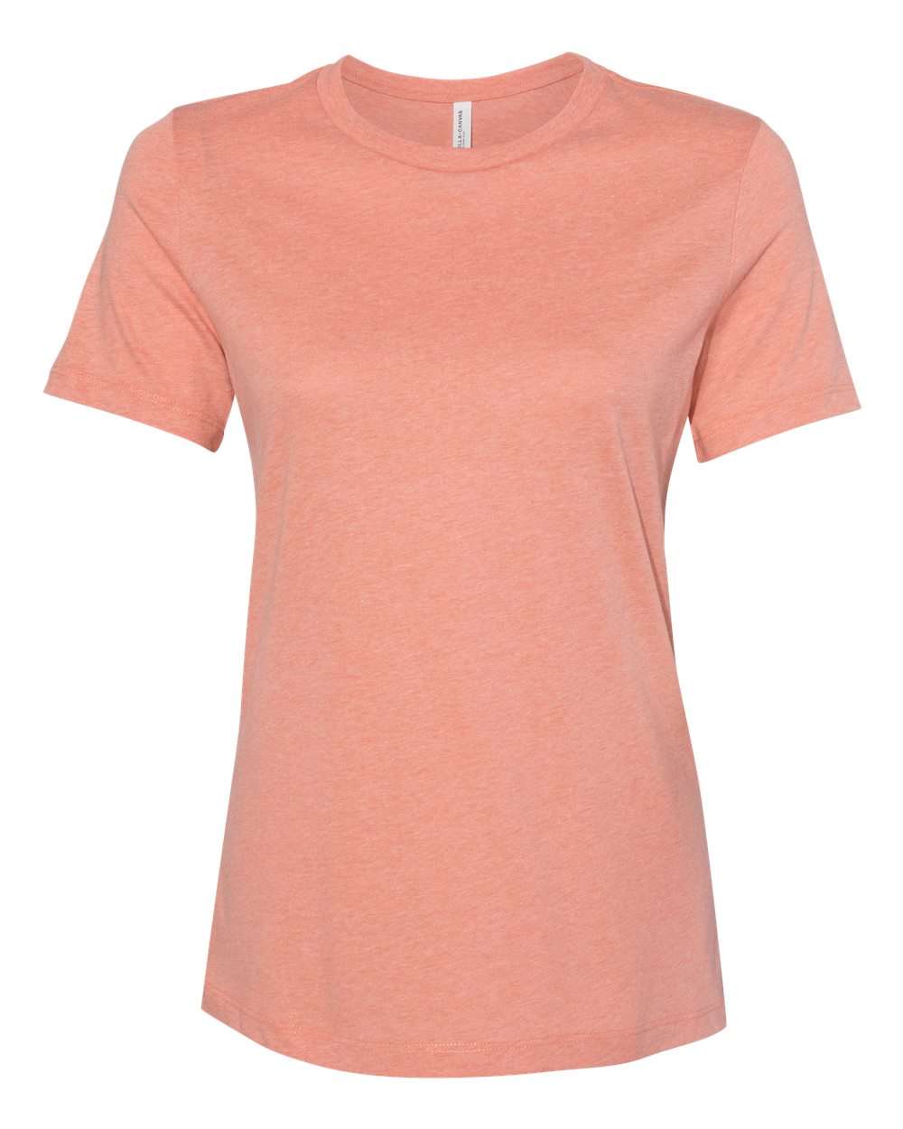Bella + Canvas Women's Relaxed CVC Tee (6400cvc) in Heather Sunset