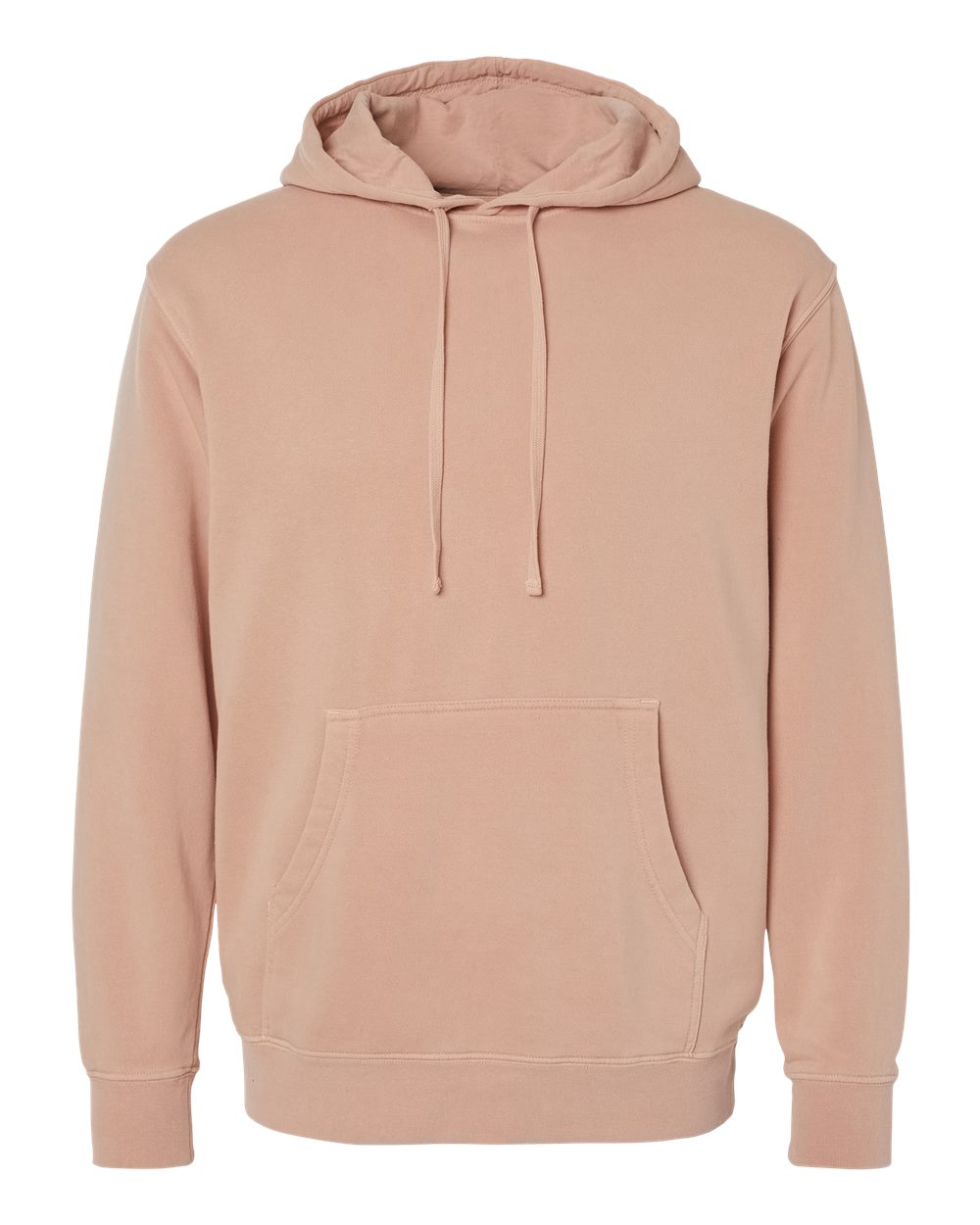 Independent Pigment-Dyed Hoodie (PRM4500) in Pigment Dusty Pink
