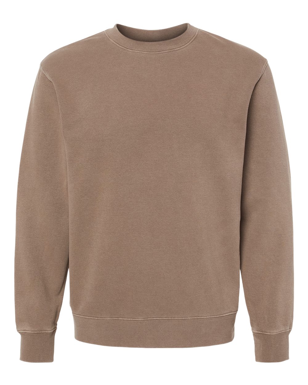 Independent Pigment-Dyed Crewneck Sweatshirt (PRM3500) in Pigment Clay