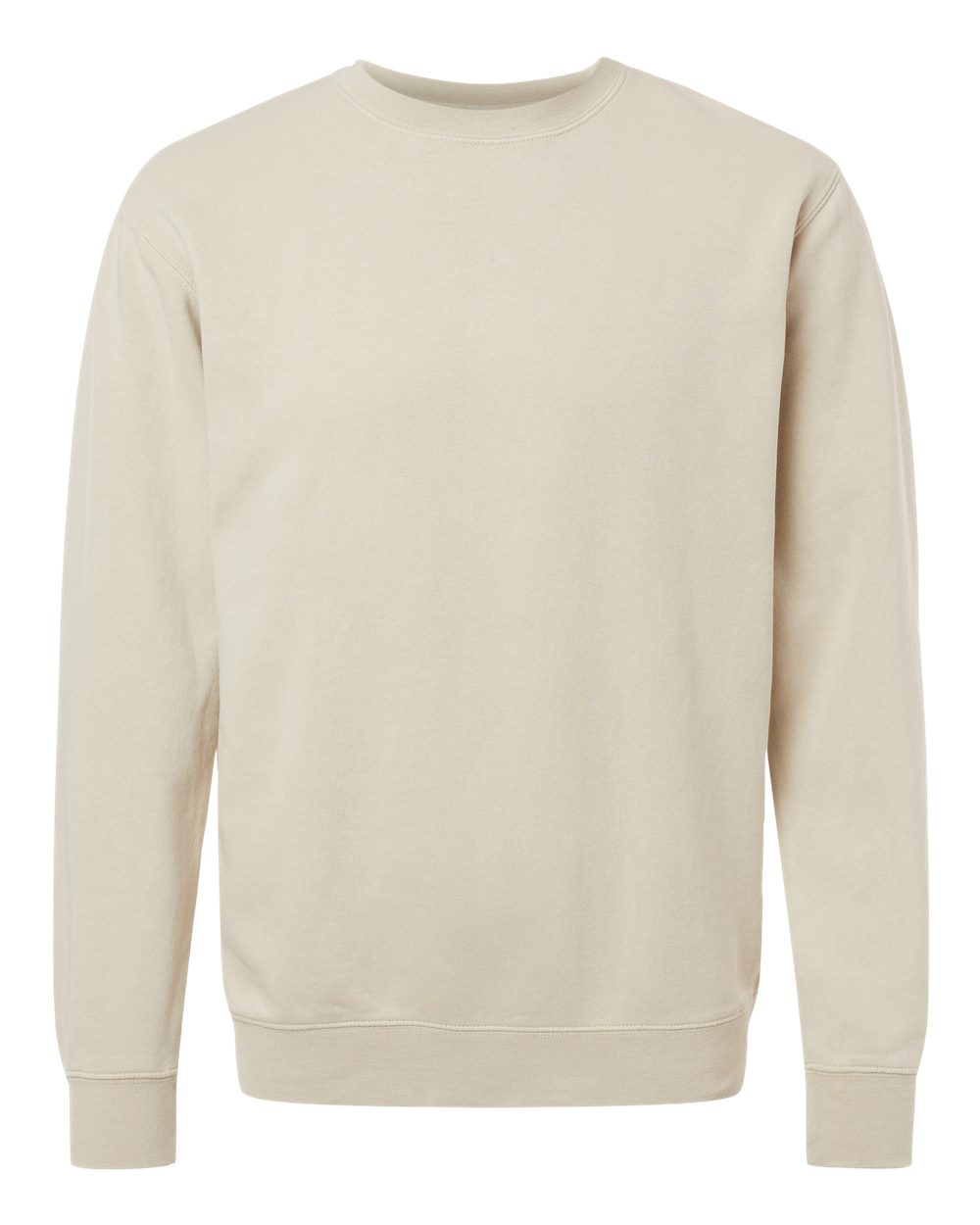 Independent Pigment-Dyed Crewneck Sweatshirt (PRM3500) in Pigment Ivory