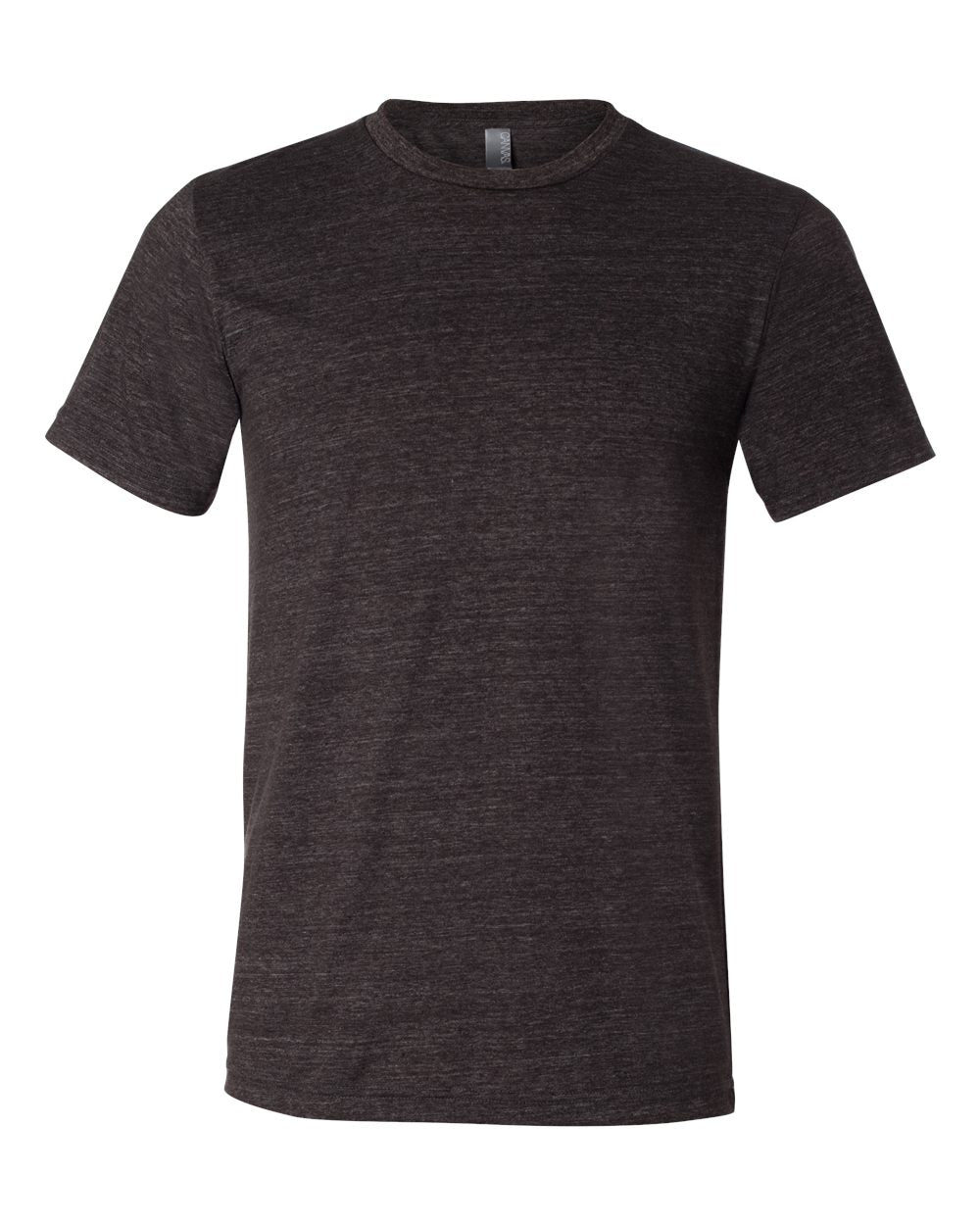 Bella + Canvas Triblend Tee (3413) in Charcoal Black Triblend
